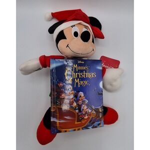 Kohls Cares Disney Minnie's Christmas Magic Book & Plush‎ Toy Holiday Gift Set